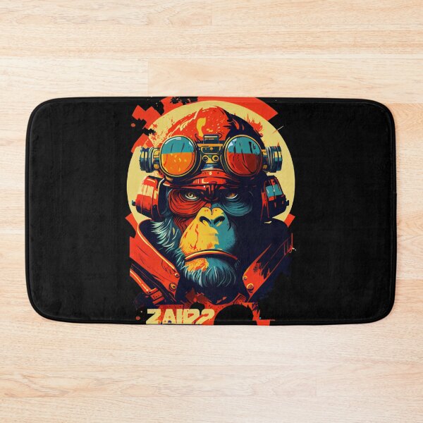 Item preview, Anime Cyber Ape (Sci-Fi Ape Vintage Retro Future Design Cyberpunk Space Ape) designed and sold by AlNoah.