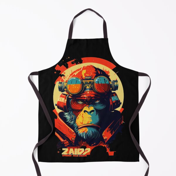 Item preview, Anime Cyber Ape (Sci-Fi Ape Vintage Retro Future Design Cyberpunk Space Ape) designed and sold by AlNoah.