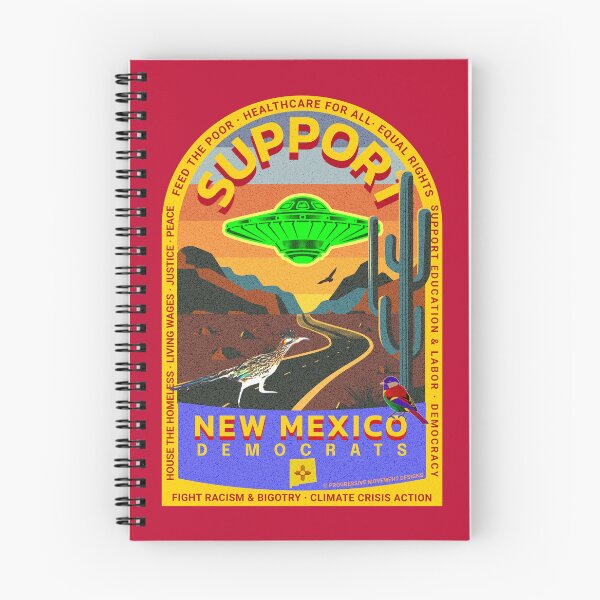 Item preview, PMD00862 Progressive Movement Designs Support New Mexico Democrats design shows you support progressive policy goals for Democrats and Bernie Sanders supporters saguaro cactus cacti  designed and sold by ProgressiveLeft.