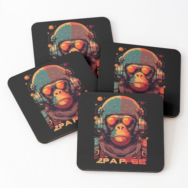 Item preview, Anime Cyber Ape (Sci-Fi Ape Vintage Retro Future Design Cyberpunk Space Ape) designed and sold by AlNoah.