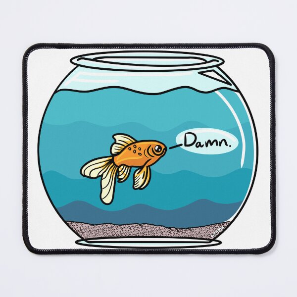 Item preview, Angry Gold Fish  designed and sold by Izzys-Window.