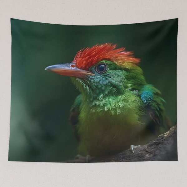 Item preview, A beautiful bird in the forest designed and sold by Cr-AI-tive.