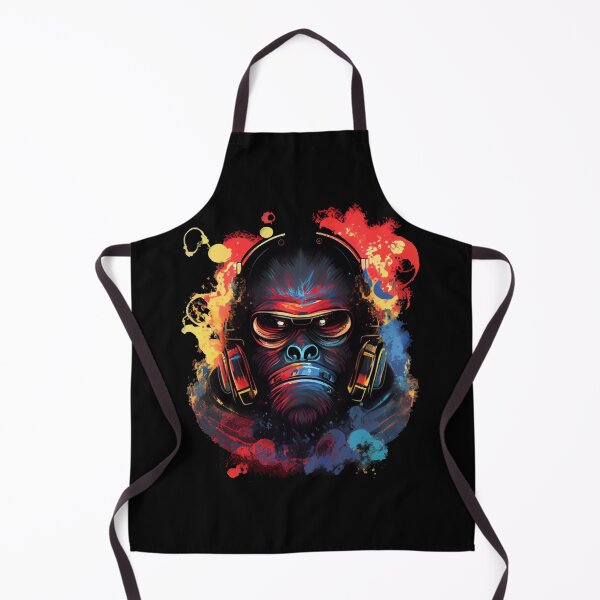 Item preview, Anime Cyber Ape (Sci-Fi Ape Vintage Retro Future Design Cyberpunk Space Ape) designed and sold by AlNoah.