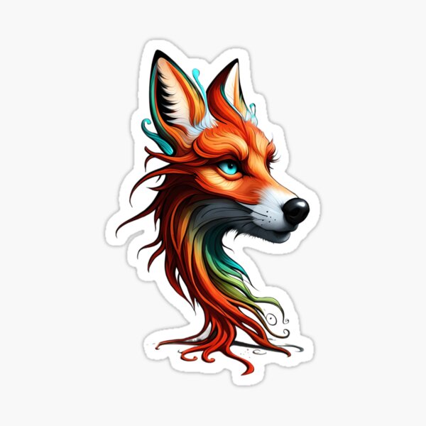 Item preview, fox profile 3d art designed and sold by elijam.