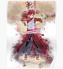 Gaara of the sand Poster