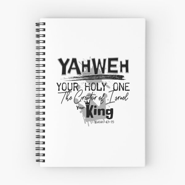 Item preview, YAHWEH Your Holy One The Creator of Israel Your King - Torah Bible Design - TorahWear designed and sold by Andrew Carter.
