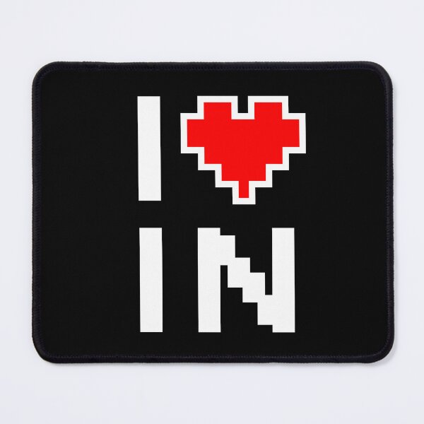 Item preview, I Love Indiana - Pixel heart for Indianan gamer designed and sold by abowersock.
