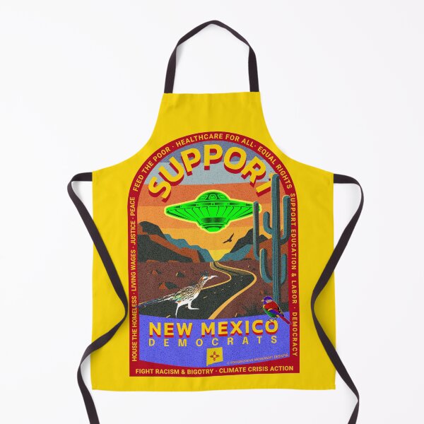 Item preview, PMD00863 Progressive Movement Designs Support New Mexico Democrats design shows you support progressive policy goals for Democrats and Bernie Sanders supporters saguaro cactus cacti designed and sold by ProgressiveLeft.