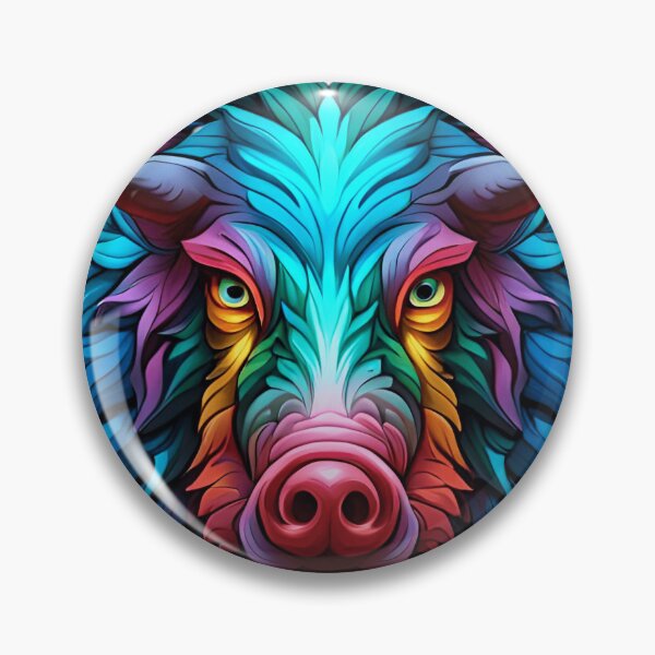 Item preview, 3d boar portrait designed and sold by elijam.