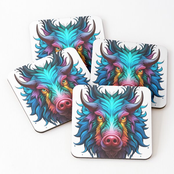 Item preview, 3d boar portrait designed and sold by elijam.