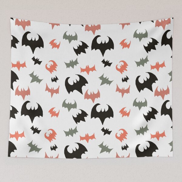 Item preview, Halloween spooky bats art pattern design designed and sold by DeLislesRT.