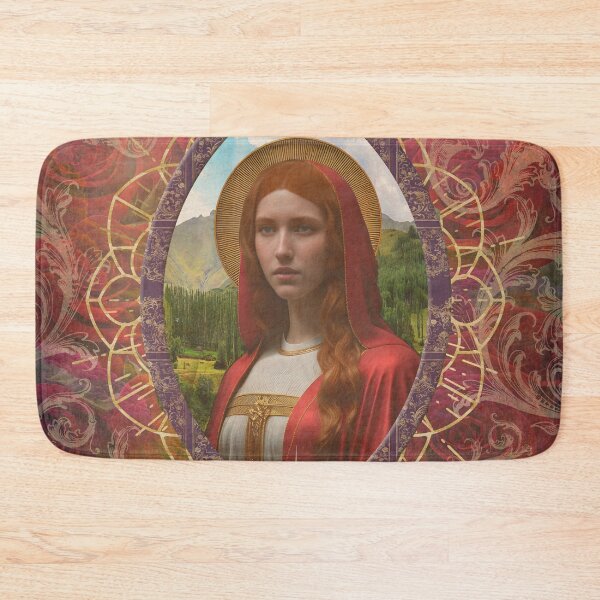 Item preview, Miriam of Magdala Icon Vesica Piscis designed and sold by Tau Tia L Douglass.