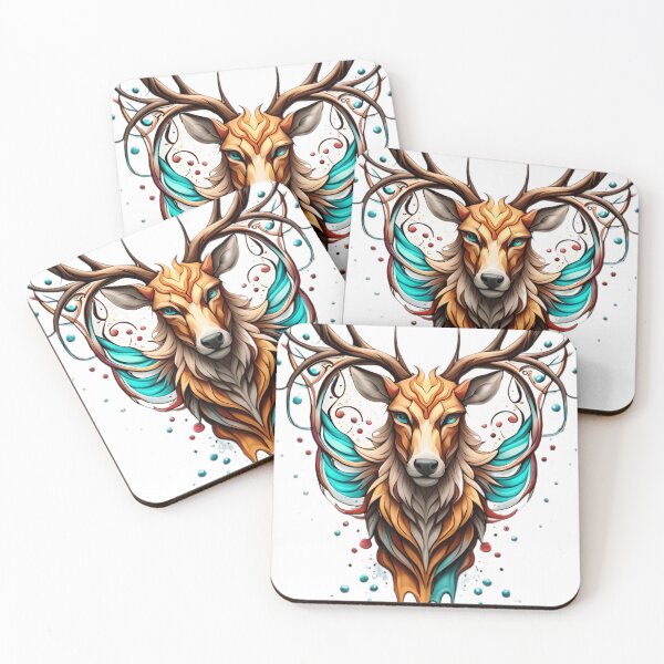 Item preview, deer 3d color designed and sold by elijam.