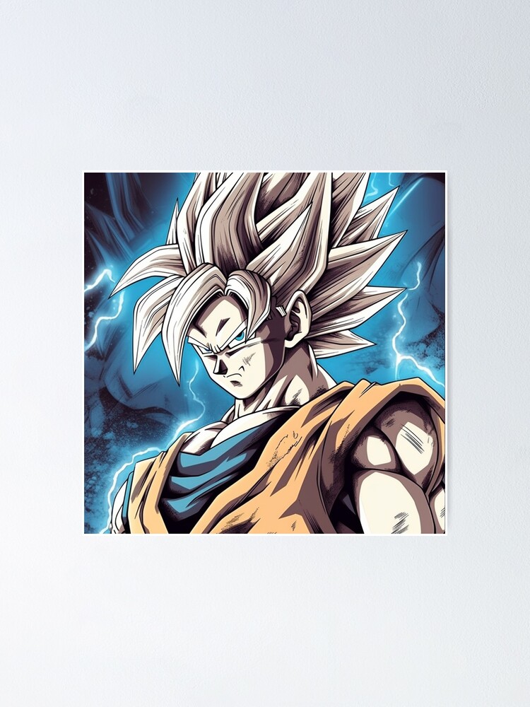 Goku Dragon Ball Z Hd Matte Finish Poster Paper Print - Animation