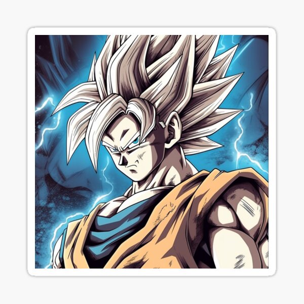 Dragon Ball Z - Son Goku Super Saiyan Blue Sticker by POP-Mania