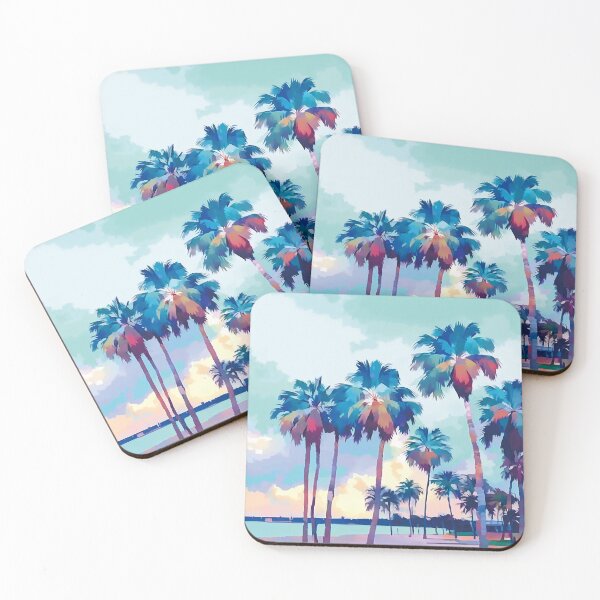 Item preview, Taking a stroll under the coconut trees.( White Color ) designed and sold by SMALL BEAR ART.