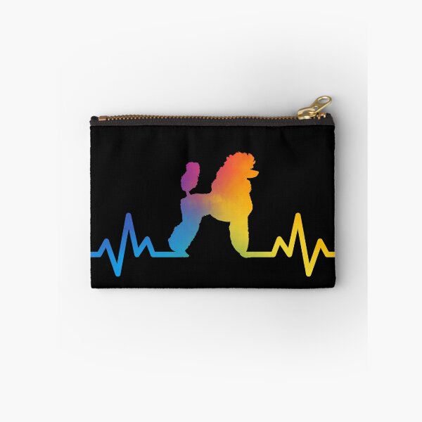 Item preview, a heartbeat line with a rainbow poodle  designed and sold by ramazis.