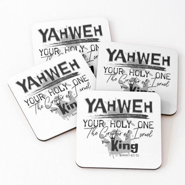 Item preview, YAHWEH Your Holy One The Creator of Israel Your King - Torah Bible Design - TorahWear designed and sold by Andrew Carter.