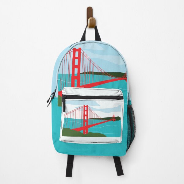 Item preview, San Francisco Minimalistic Golden Gate Bridge designed and sold by ThomasTreeArt.