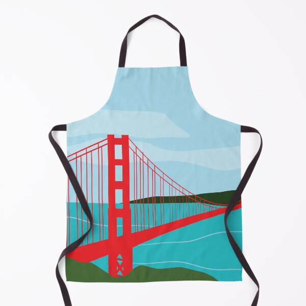 Item preview, San Francisco Minimalistic Golden Gate Bridge designed and sold by ThomasTreeArt.