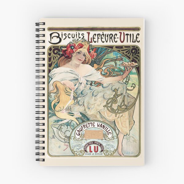 Item preview, Biscuits Lefevre Utile Advertising | Alphonse Mucha designed and sold by LaMadeleine.
