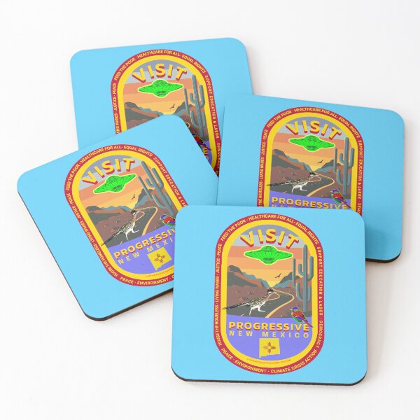 Item preview, PMD00864 Progressive Movement Designs Visit Progressive New Mexico design shows you support progressive policy goals for Democrats and Bernie Sanders supporters saguaro cactus cacti  designed and sold by ProgressiveLeft.