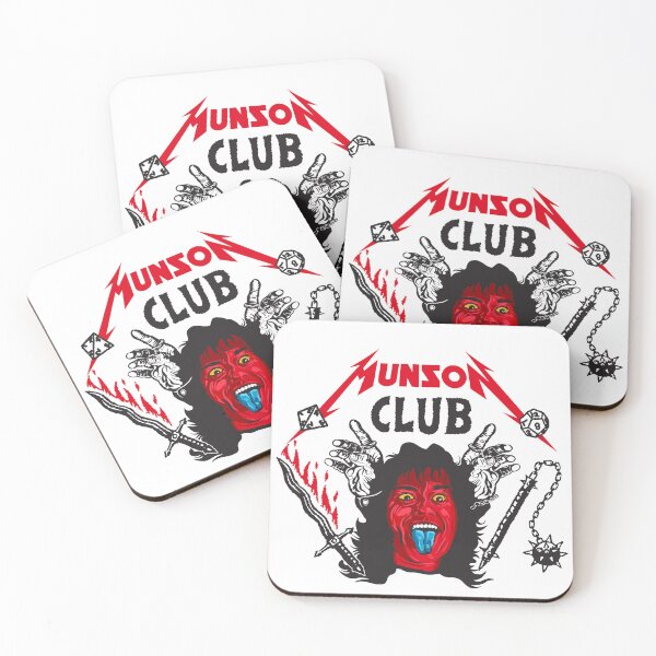 Item preview, Munson Club Metal Band Shirt designed and sold by BetterDaze.