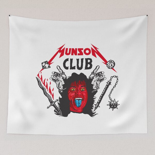 Item preview, Munson Club Metal Band Shirt designed and sold by BetterDaze.