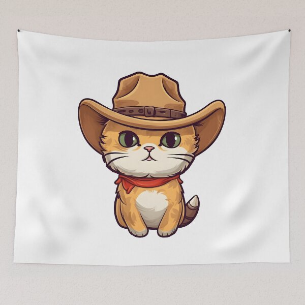 Item preview, Cute Cowboy Cat designed and sold by Zoondertt.