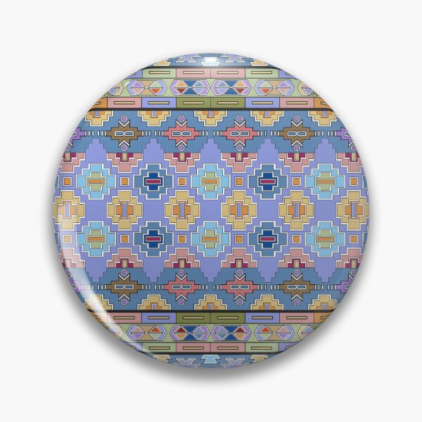 Item preview, Ndebele Style African Tribal Art Pattern 2 designed and sold by worldways.