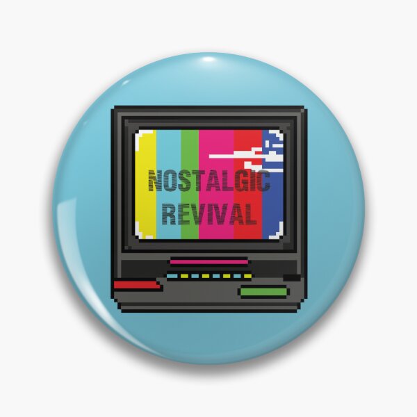 Item preview,  Nostalgic Revival 80's Television Pixel Art designed and sold by Fun Funky Designs.