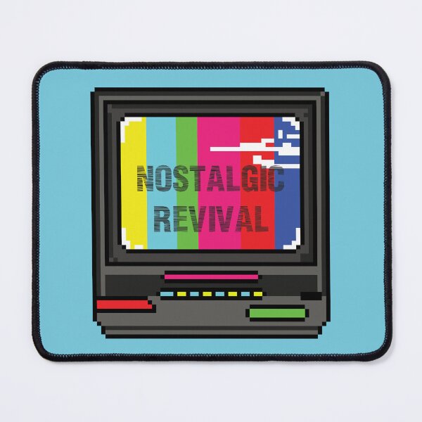 Item preview,  Nostalgic Revival 80's Television Pixel Art designed and sold by Fun Funky Designs.