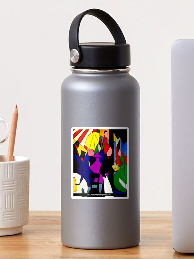 ABSTRACT CRAFTED Art Steel Water Bottle Stainless Steel Water