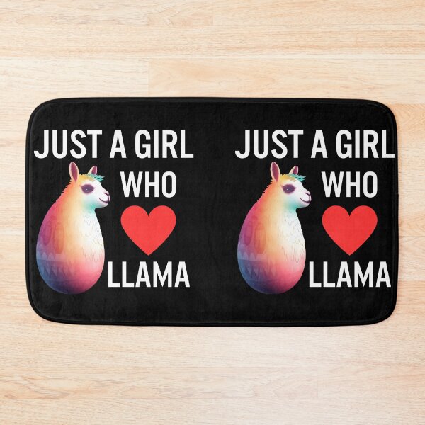 Item preview, Just A Girl Who Loves Llama Easter Egg designed and sold by LlamaLoversShop.