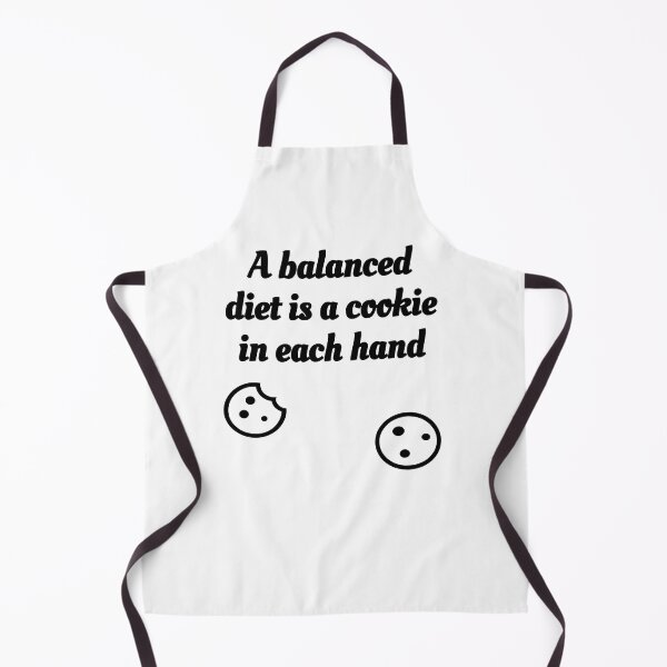 Item preview, A balanced diet is a cookie in each hand designed and sold by TextEccentrics.