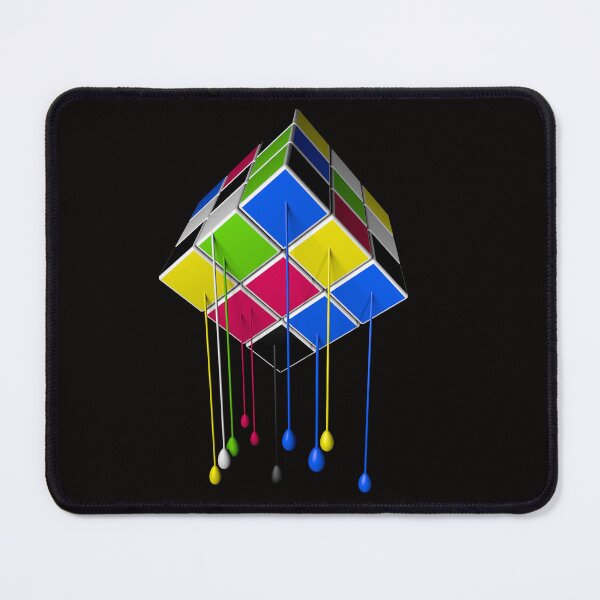Item preview, Rubiks Cube Design dripping colour designed and sold by Raju-Creative.