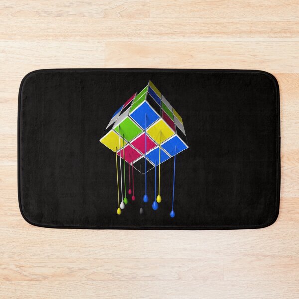 Item preview, Rubiks Cube Design dripping colour designed and sold by Raju-Creative.
