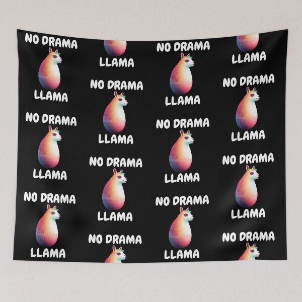 Item preview, No Drama Llama Easter Egg designed and sold by LlamaLoversShop.