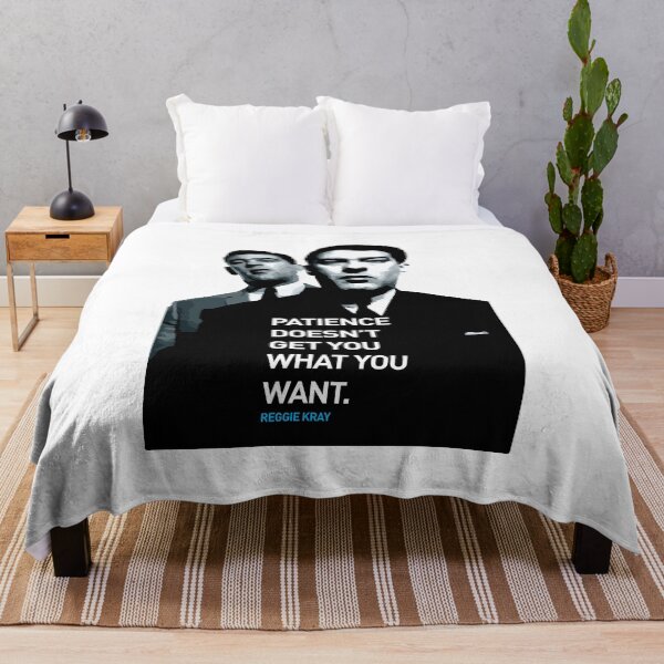Item preview, Kray Twins - "Patience doesn't get you what you want" designed and sold by PrettiGreene.