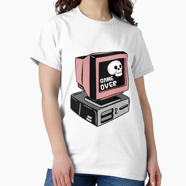 Artikel-Vorschau von Game Over im alten PC-T-Shirt-Aufkleber, designt und verkauft von Cino7.
