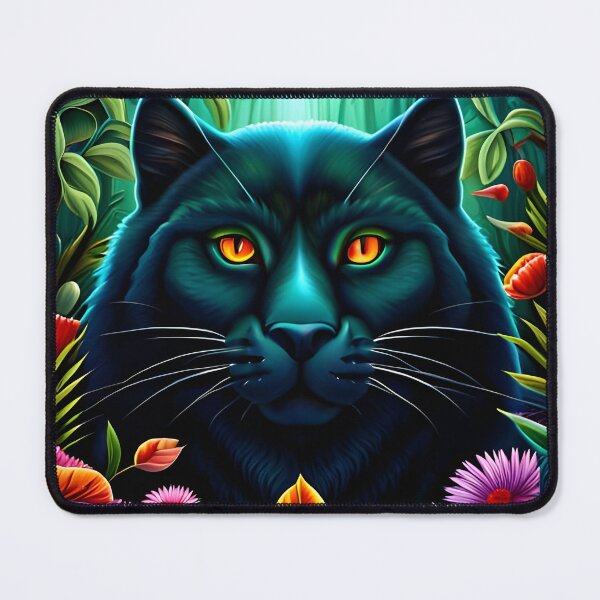 Item preview, Black Cat in Jungle designed and sold by AuroraSpringer.