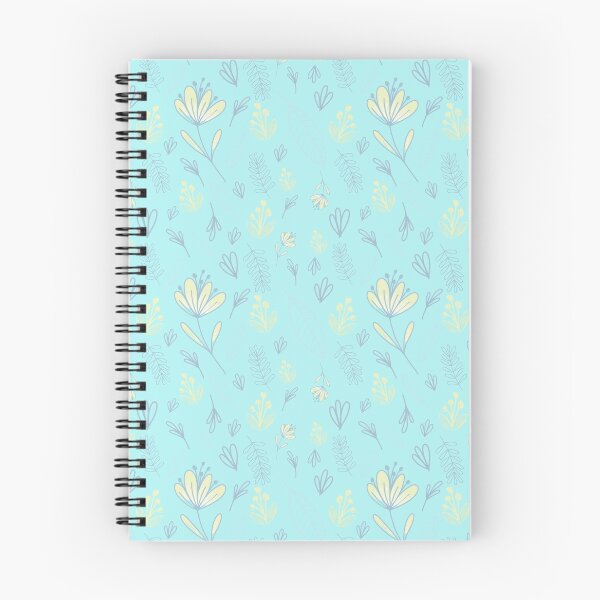 Item preview, Turquoise Flower and Leaf pattern  designed and sold by Dearmoonstudio.