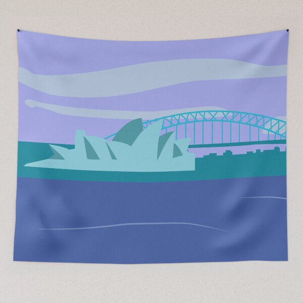 Item preview, Sydney Minimalistic Cityscape  designed and sold by ThomasTreeArt.