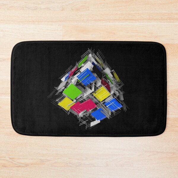 Item preview, Rubiks cube sticker designbreaking effect designed and sold by Raju-Creative.