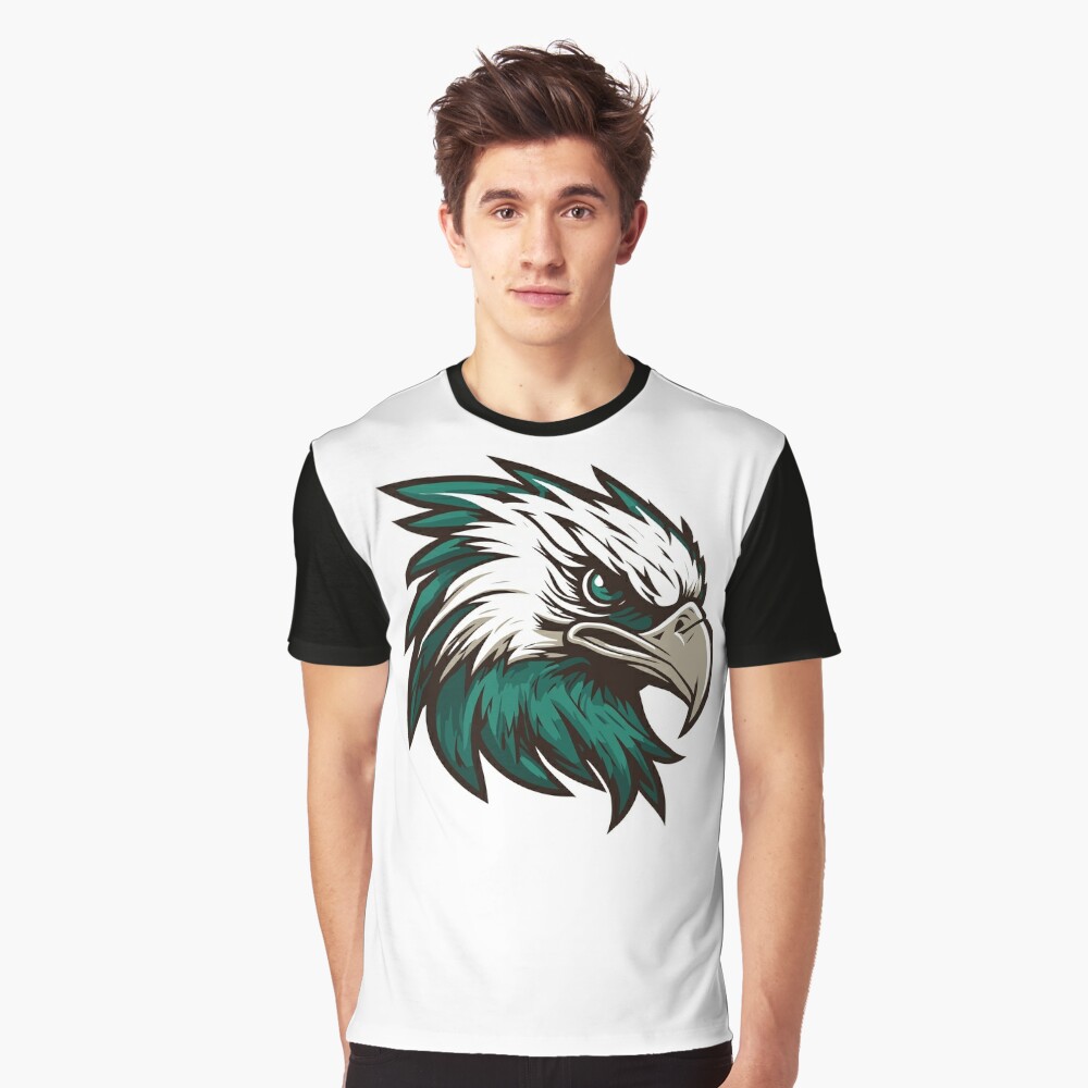 Philadelphia Eagles Illustration of the Eagle in Team Colors | Art Board  Print