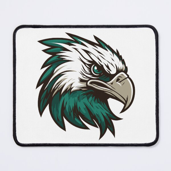 Philadelphia Eagles Illustration of the Eagle in Team Colors | Art Board  Print