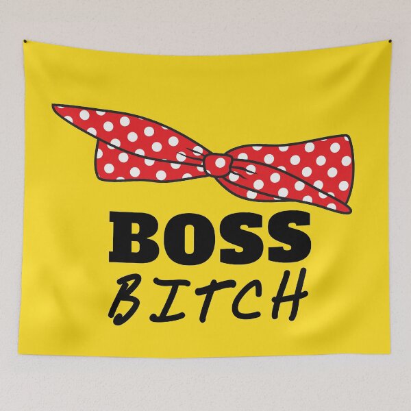 Item preview, Boss Bitch Red Polka Dot Bandana designed and sold by BlueSkyTheory.
