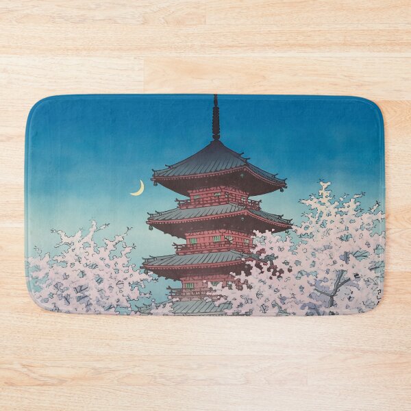 Item preview, Ukiyo-e Pagoda designed and sold by allovervintage.