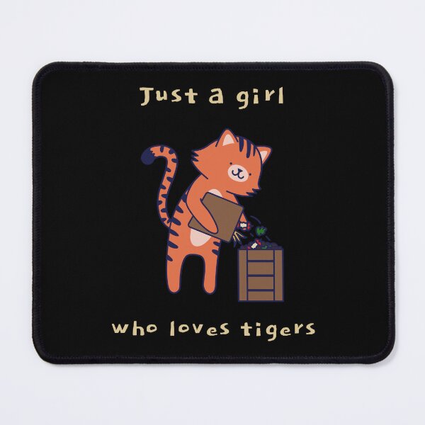 Item preview, Just A Girl Who Loves Tigers designed and sold by Harmonick-Tees.