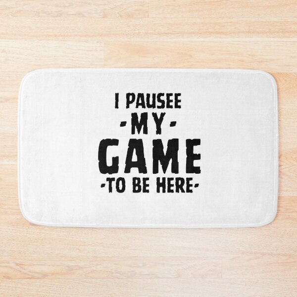Item preview, I Paused My Game to Be Here sticker designed and sold by jakarshop.